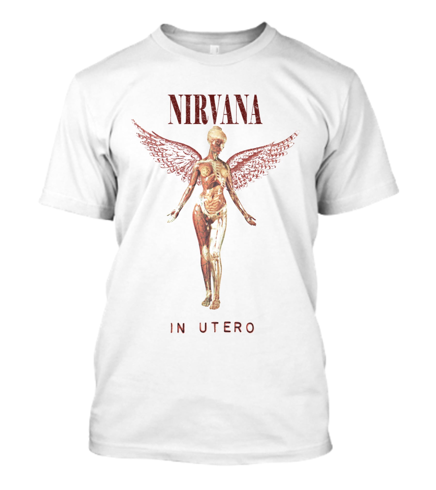 Nirvana In Utero Angel Wing Anatomy T-Shirt