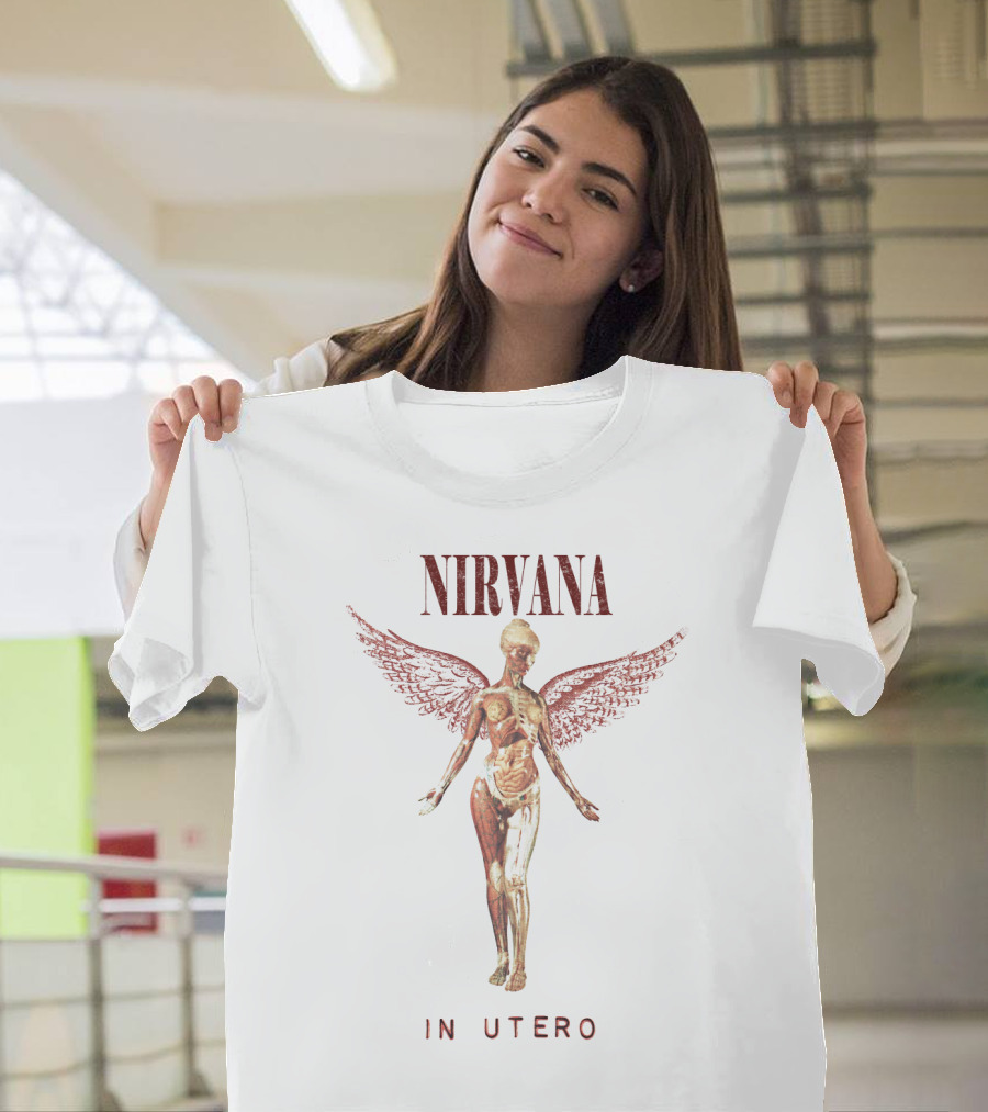 Nirvana In Utero Angel Wing Anatomy T-Shirt