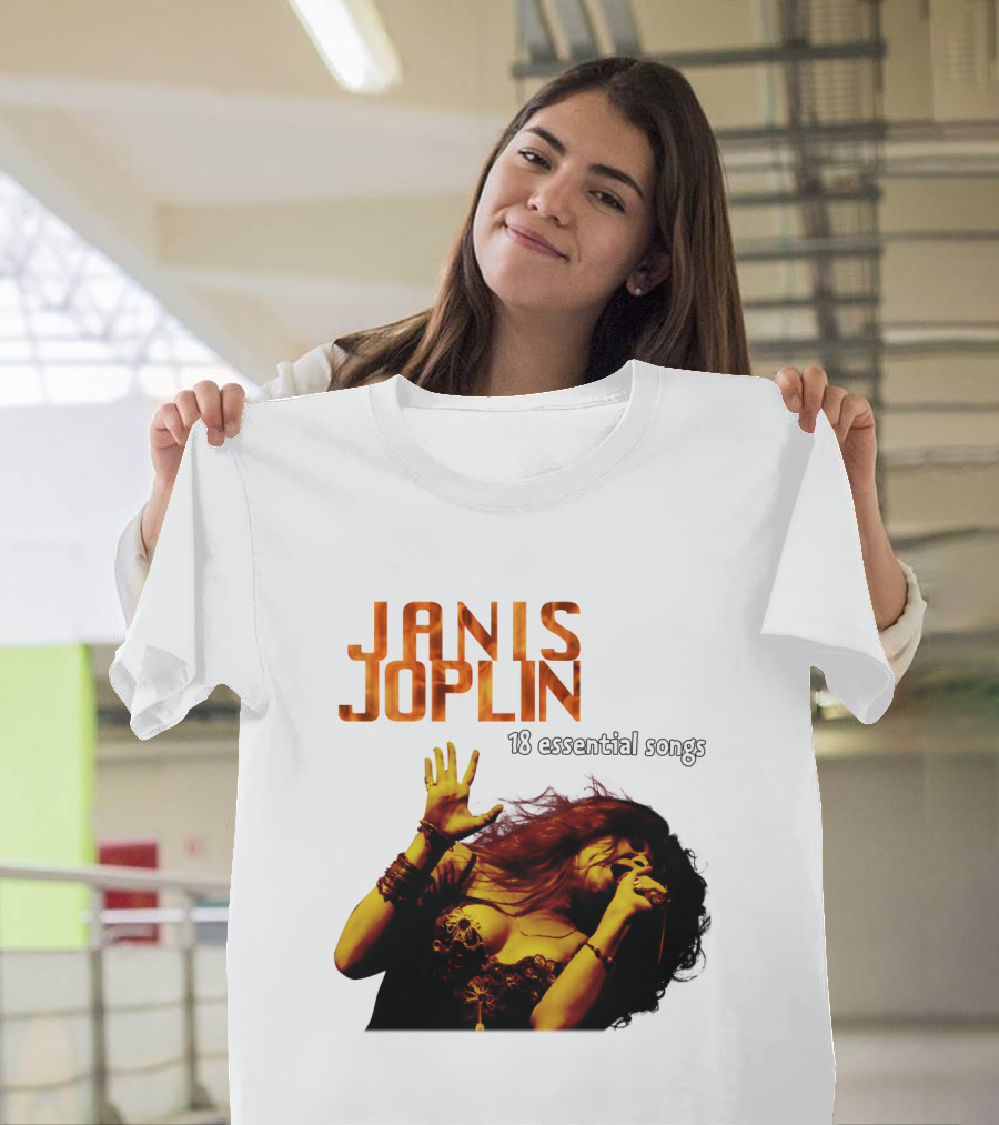 Janis Joplin 18 Essential Songs T-Shirt