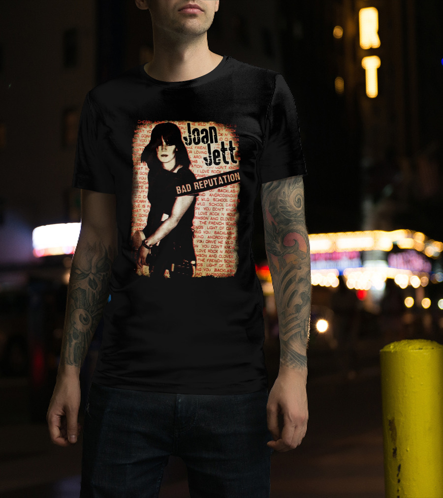 Joan Jett Bad Reputation Vintage Style T-Shirt