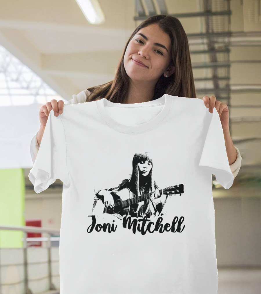 Joni Mitchell Guitar T-Shirt