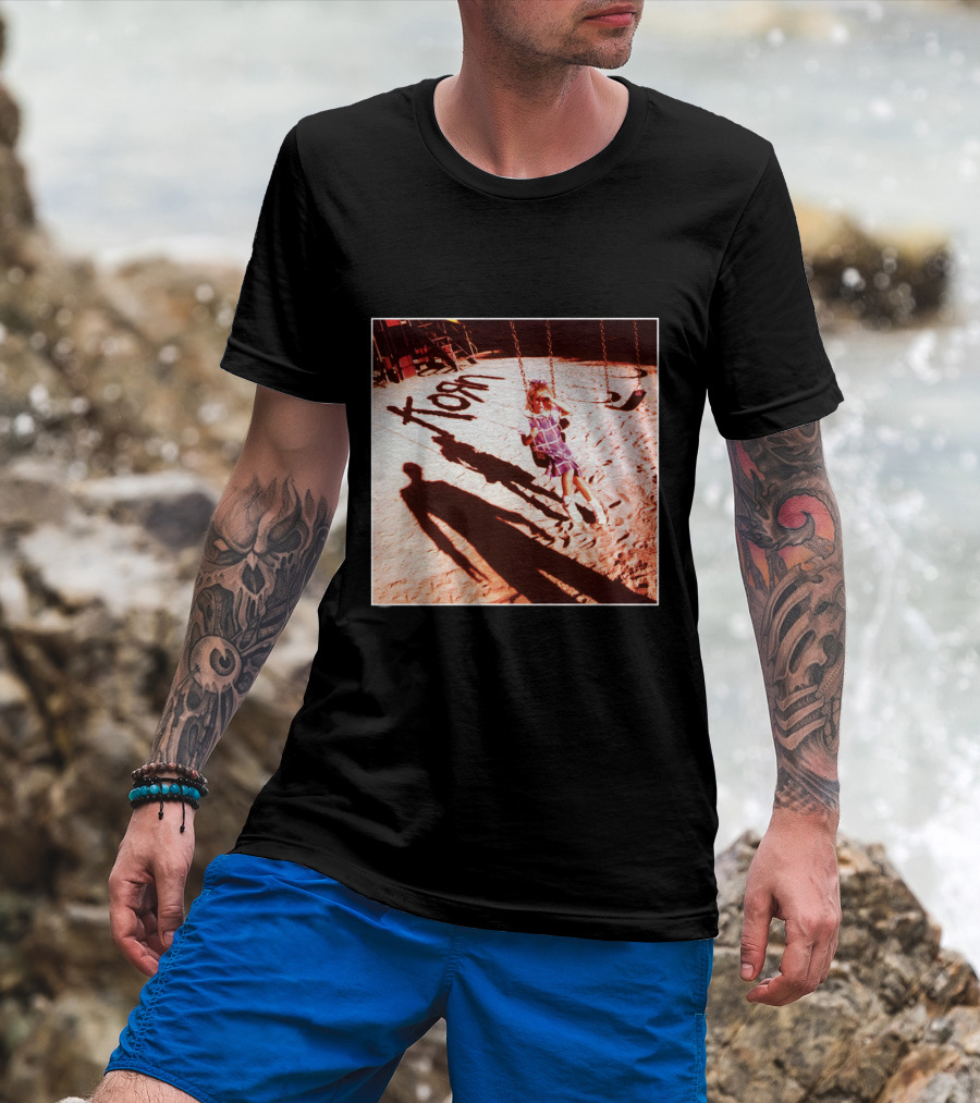 Korn Playground Shadow Swing Пословица T-Shirt