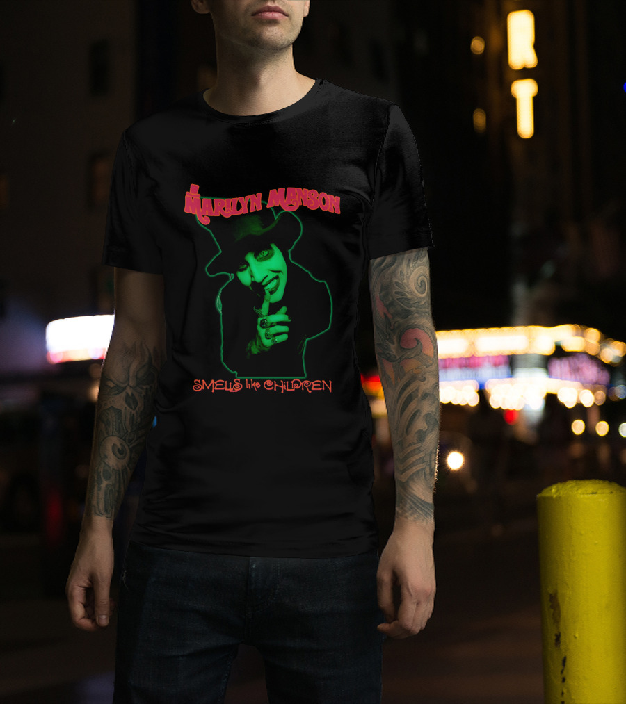Marilyn Manson Smells Like Children Green T-Shirt