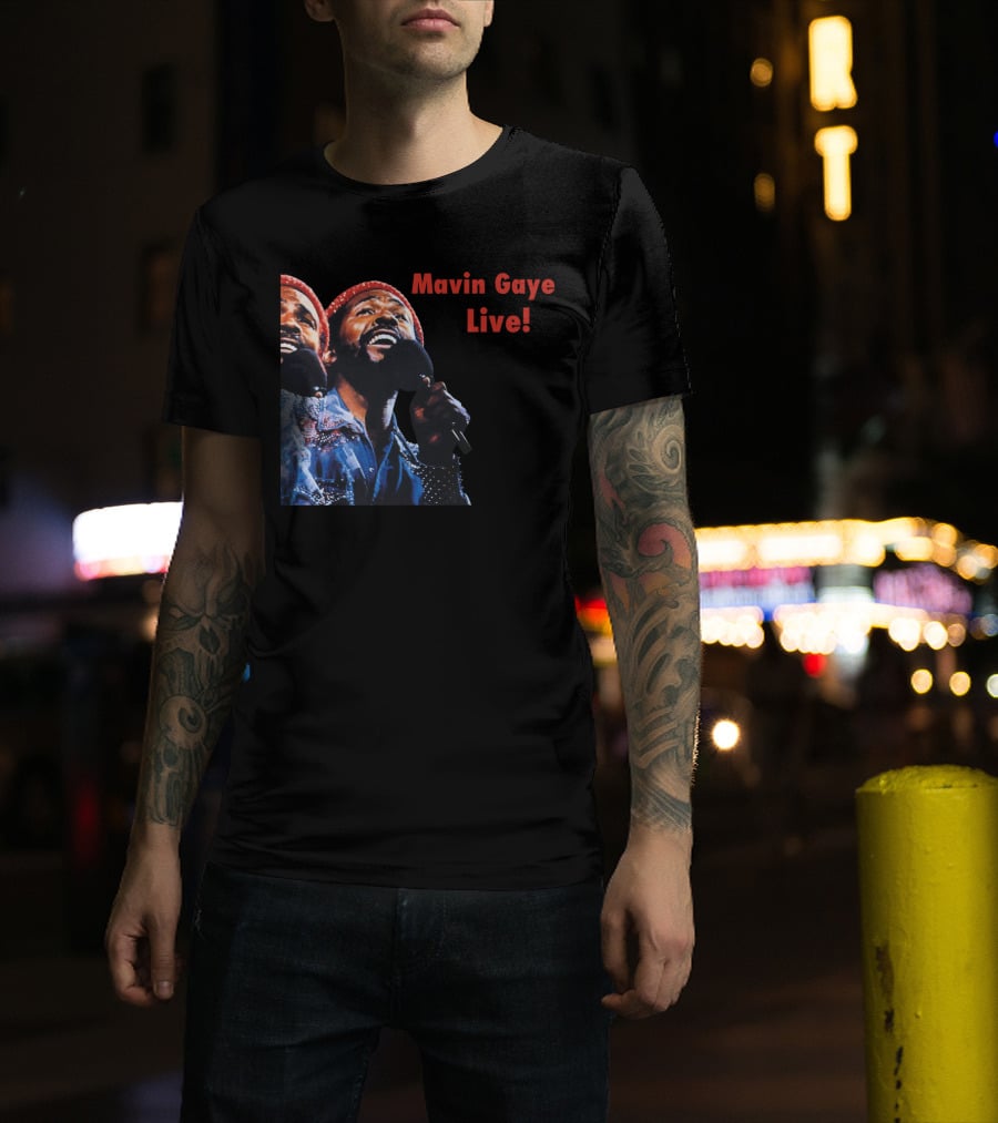Marvin Gaye Live 15 MVG Performance T-Shirt