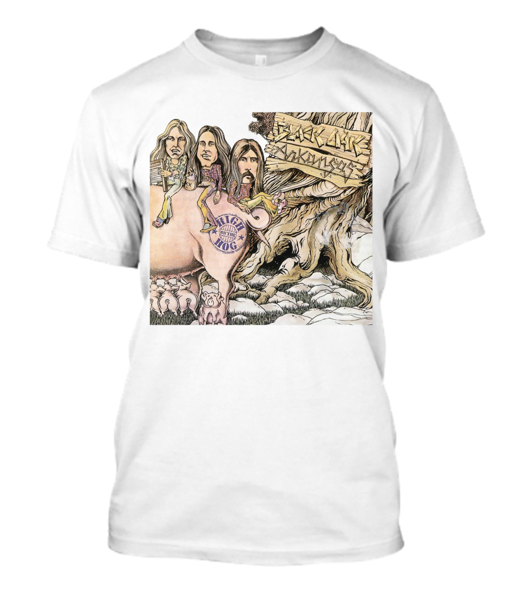 Black Oak Arkansas High On The Hog Album T-Shirt
