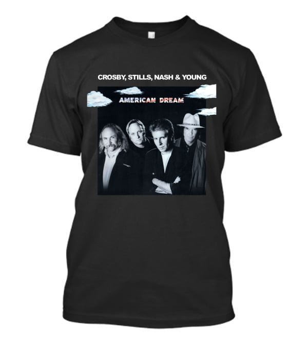 Crosby, Stills, Nash And Young American Dream 06 Album Cover Clouds Image T-Shirt