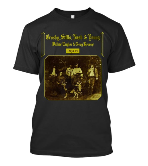 Crosby, Stills, Nash And Young Dallas Taylor And Greg Reeves Déjà Vu T-Shirt