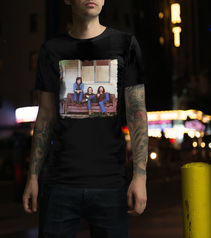 CSN Couch Photo Album Cover Iconic Band T-Shirt