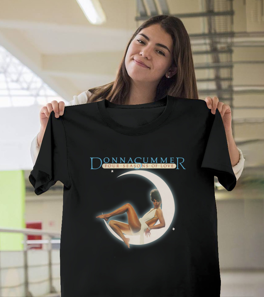 Donna Summer Four Seasons Of Love Crescent Moon T-Shirt