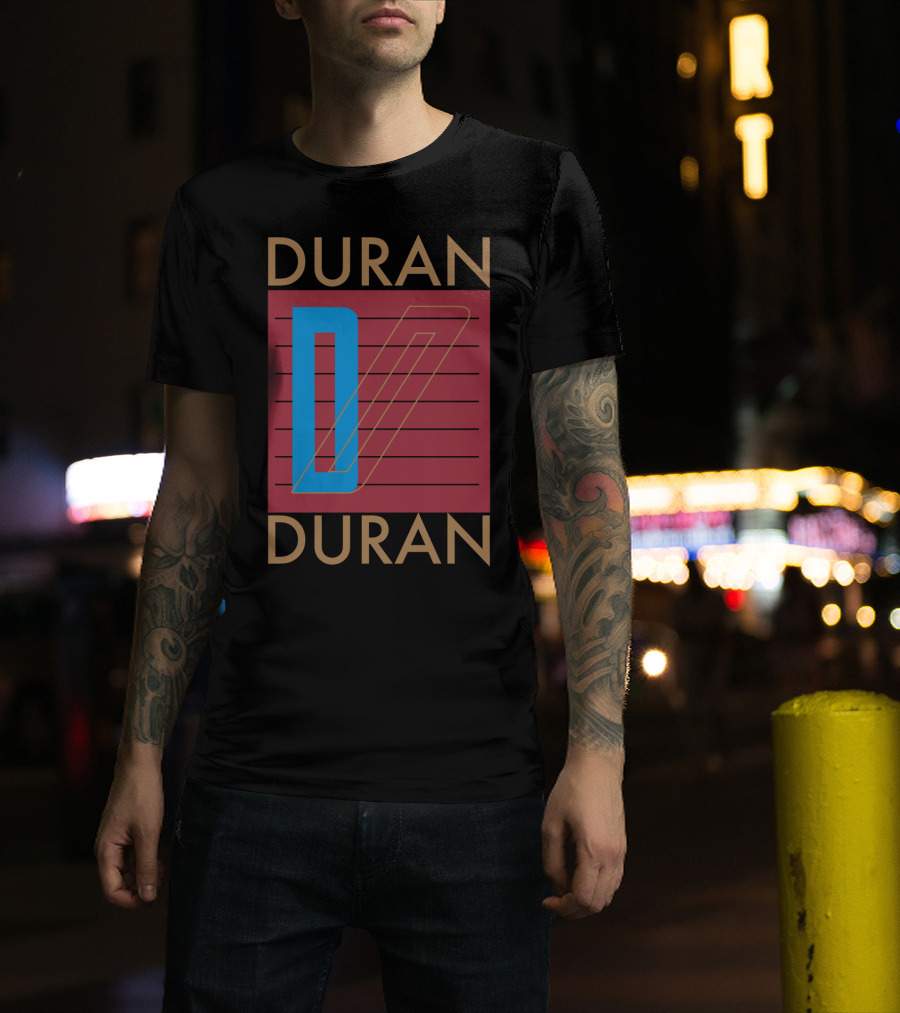 Duran Duran Iconic Logo Design Vintage Style T-Shirt