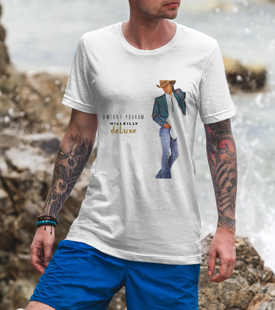 DWIGHT YOAKAM Hillbilly DeLuxe Cowboy T-Shirt
