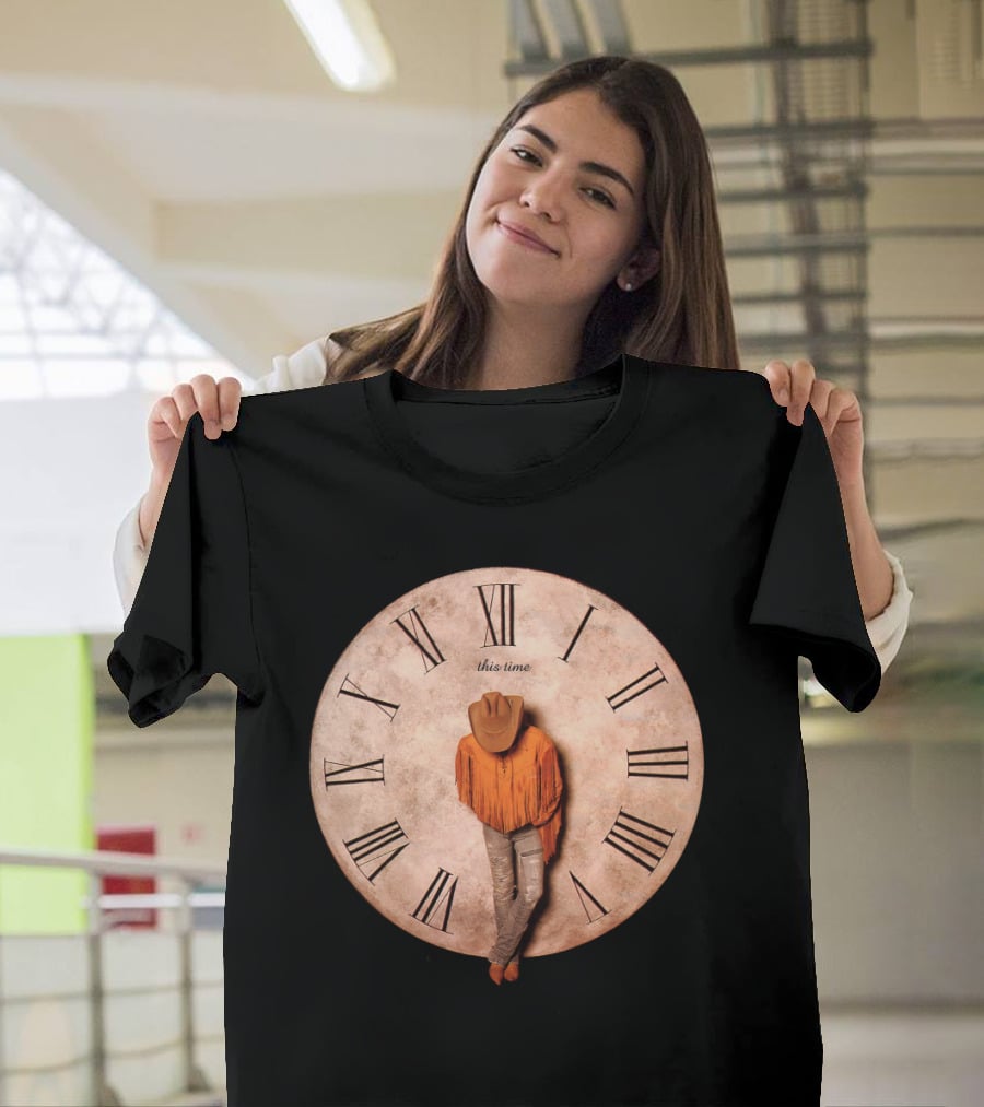 DYK 07 This Time Cowboy Clock Roman Numerals T-Shirt