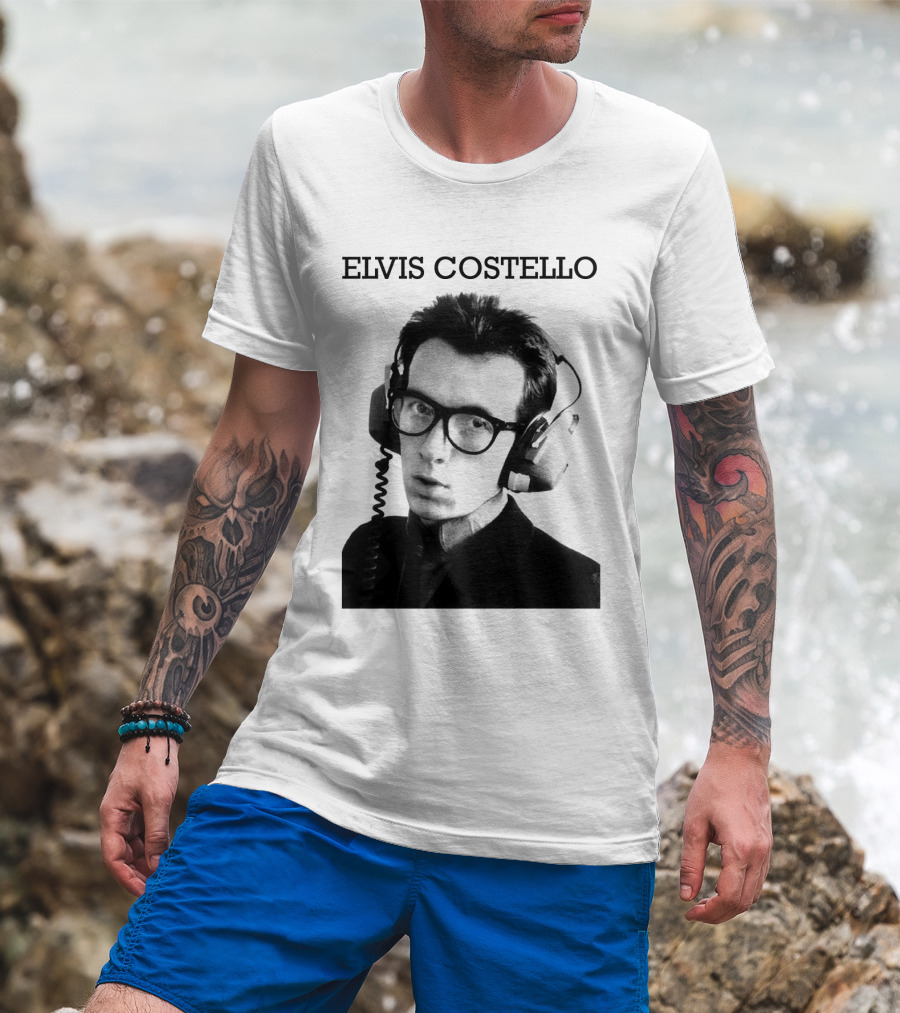 Elvis Costello EVCTL 16 Stereophonic Headphones T-Shirt