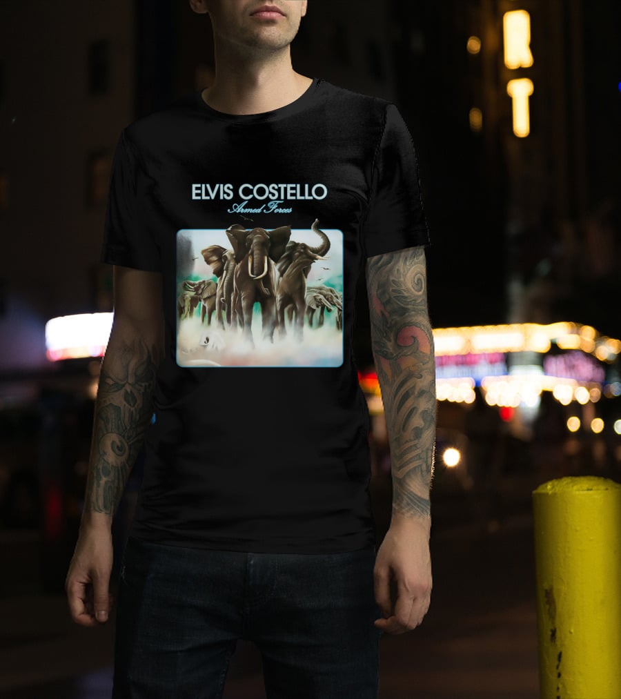 Elvis Costello Armed Forces Elephant T-Shirt