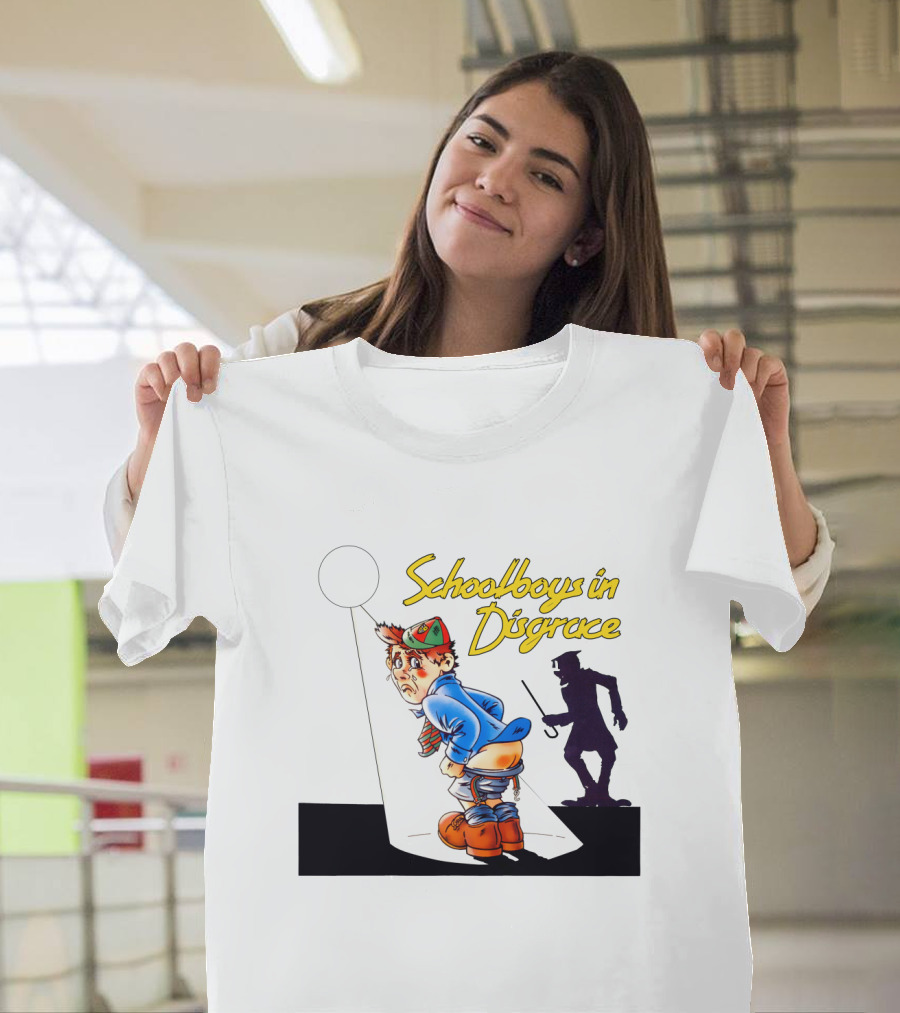 TKK 02 Schoolboys In Disgrace Animation Style Illustration With Shadow Scene T-Shirt