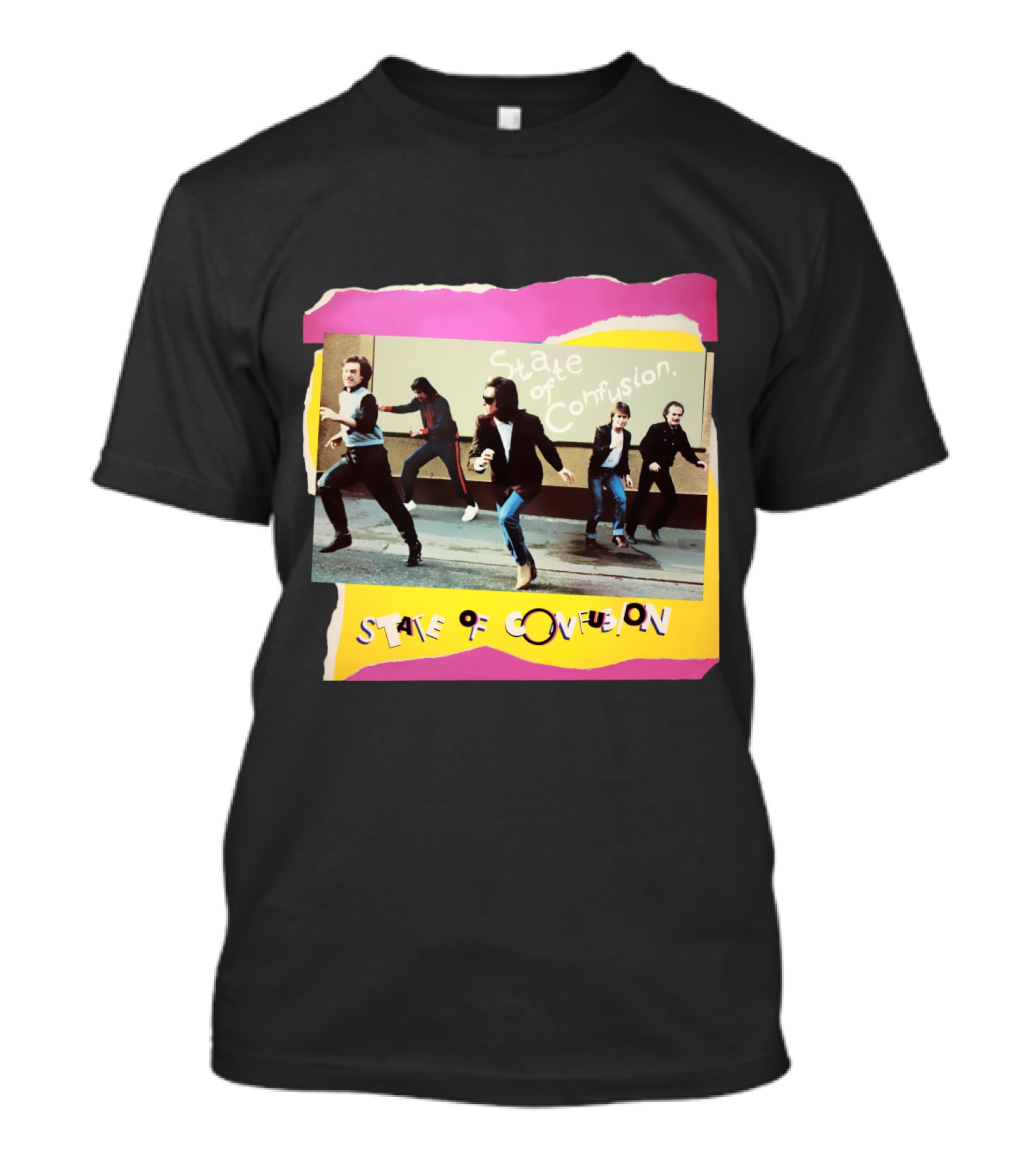 State Of Confusion TKK 21 Running Band Image T-Shirt