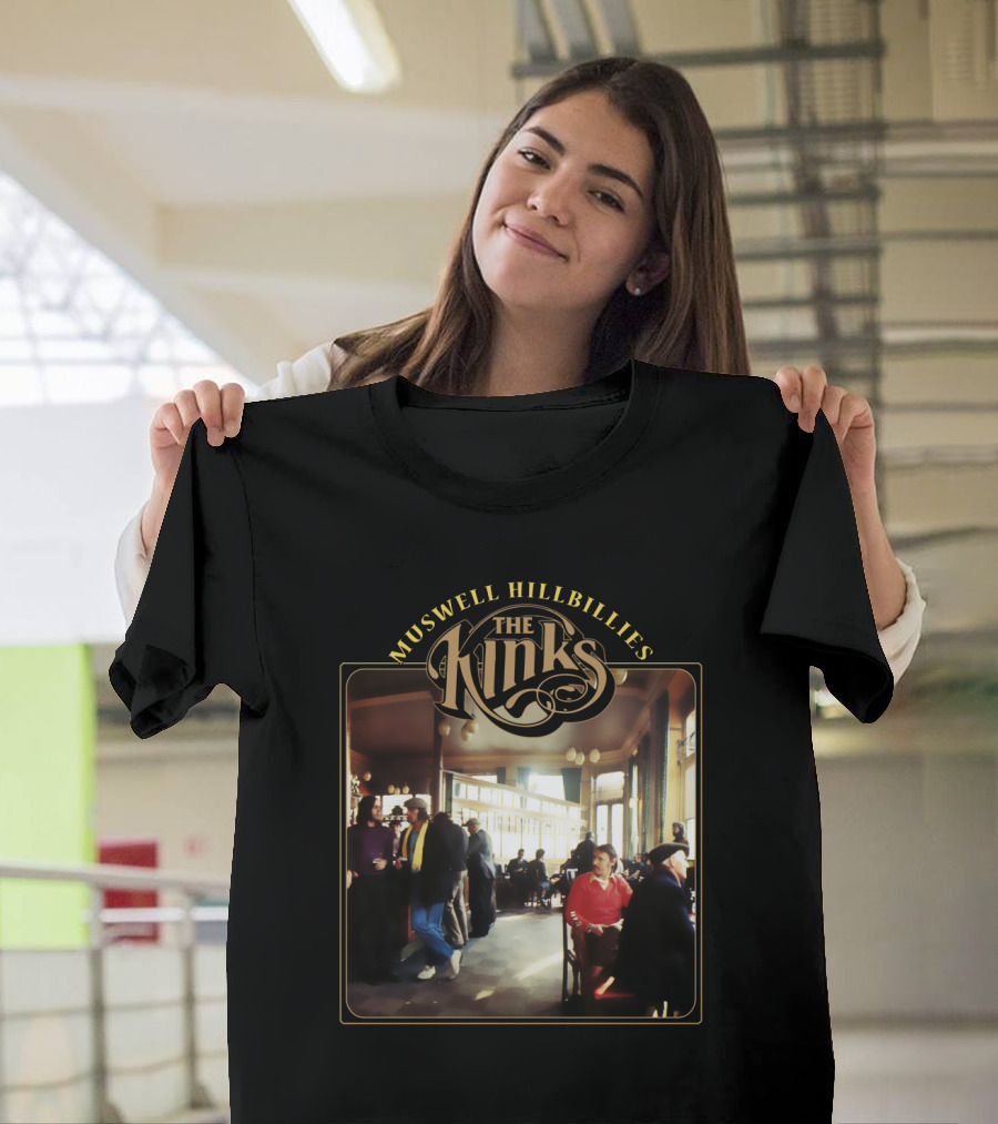 The Kinks Muswell Hillbillies Vintage Album Cover T-Shirt