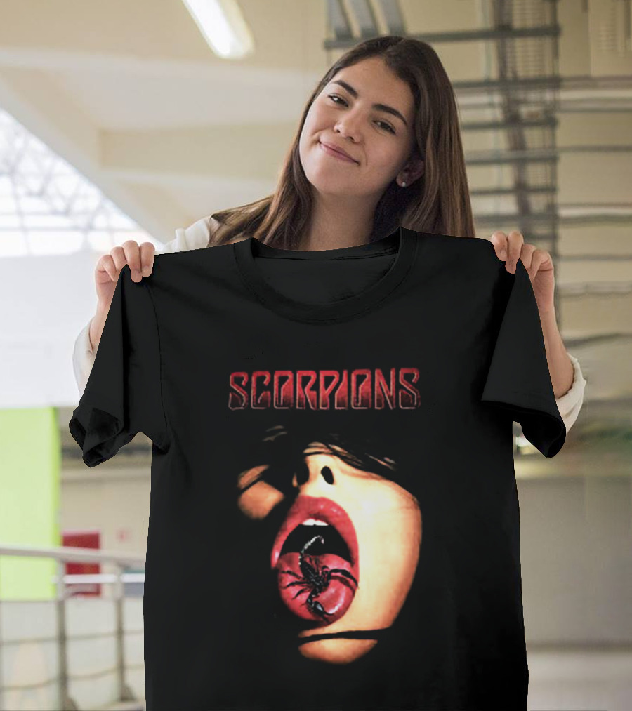 SCORPIONS Face and Mouth with Scorpion T-Shirt
