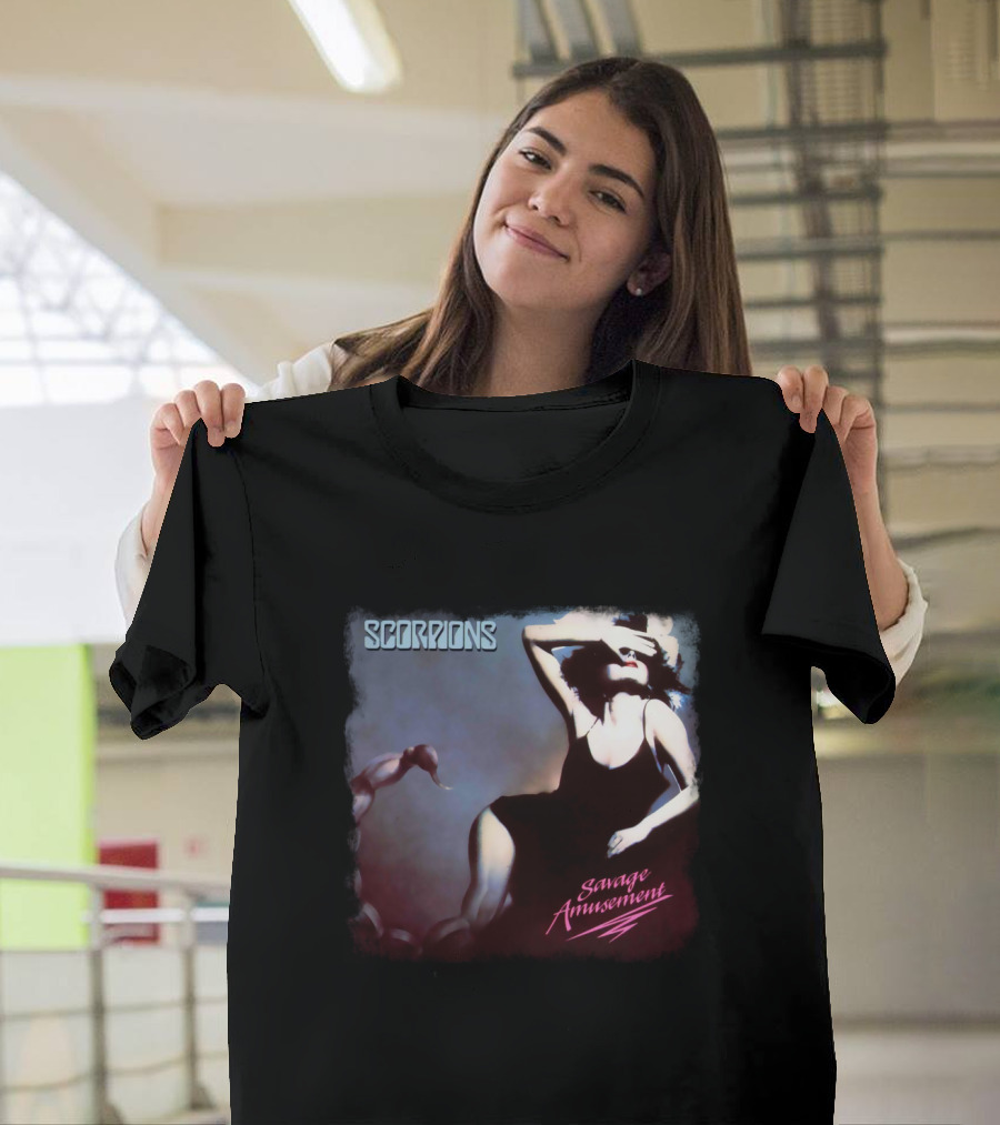 Scorpions Savage Amusement Album Cover T-Shirt