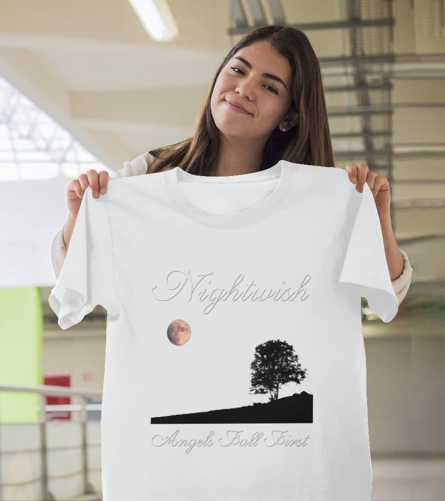 Nightwish Angels Fall First Moon And Tree T-Shirt