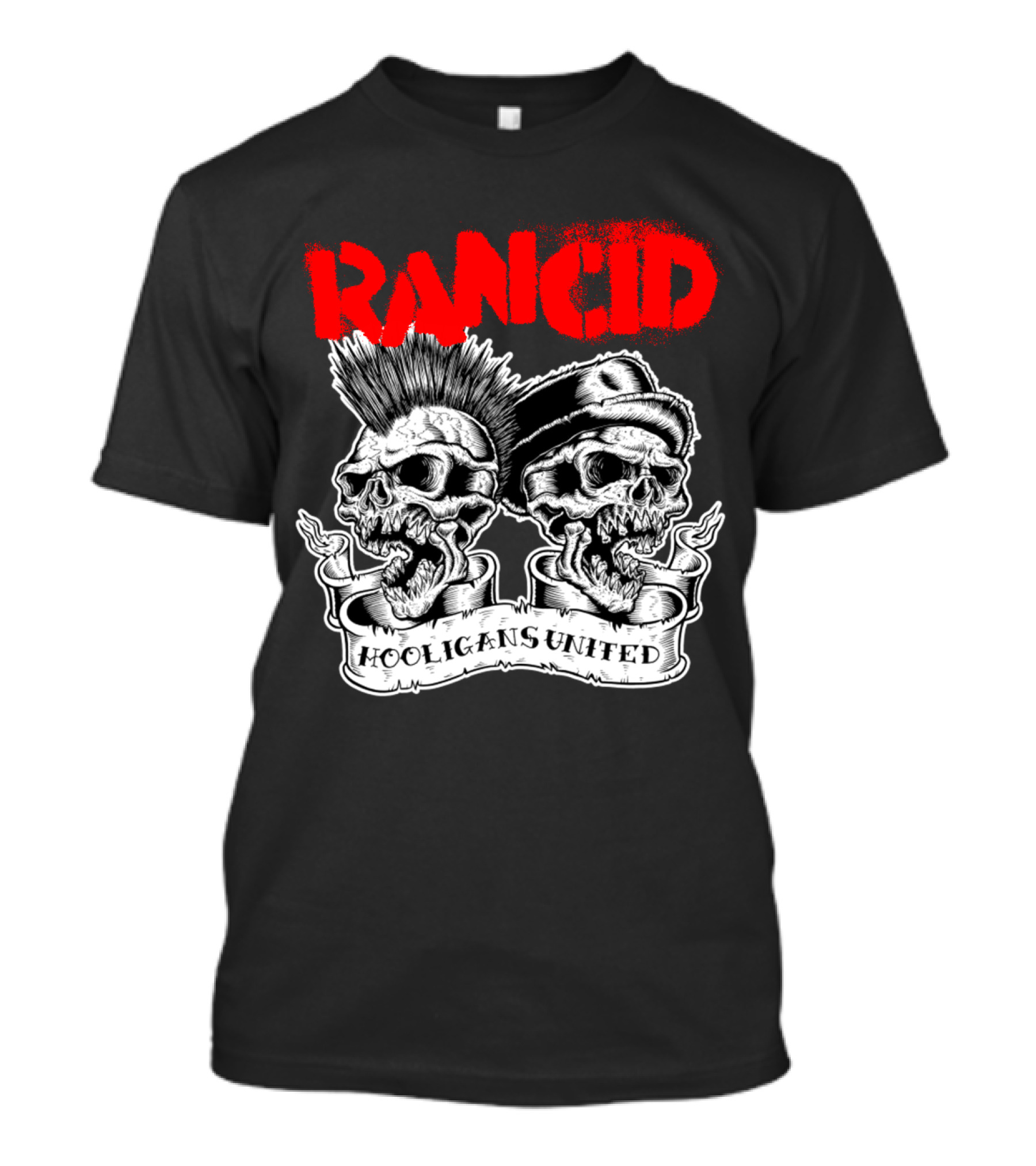 Rancid Hooligans United Skulls Rcd T-Shirt