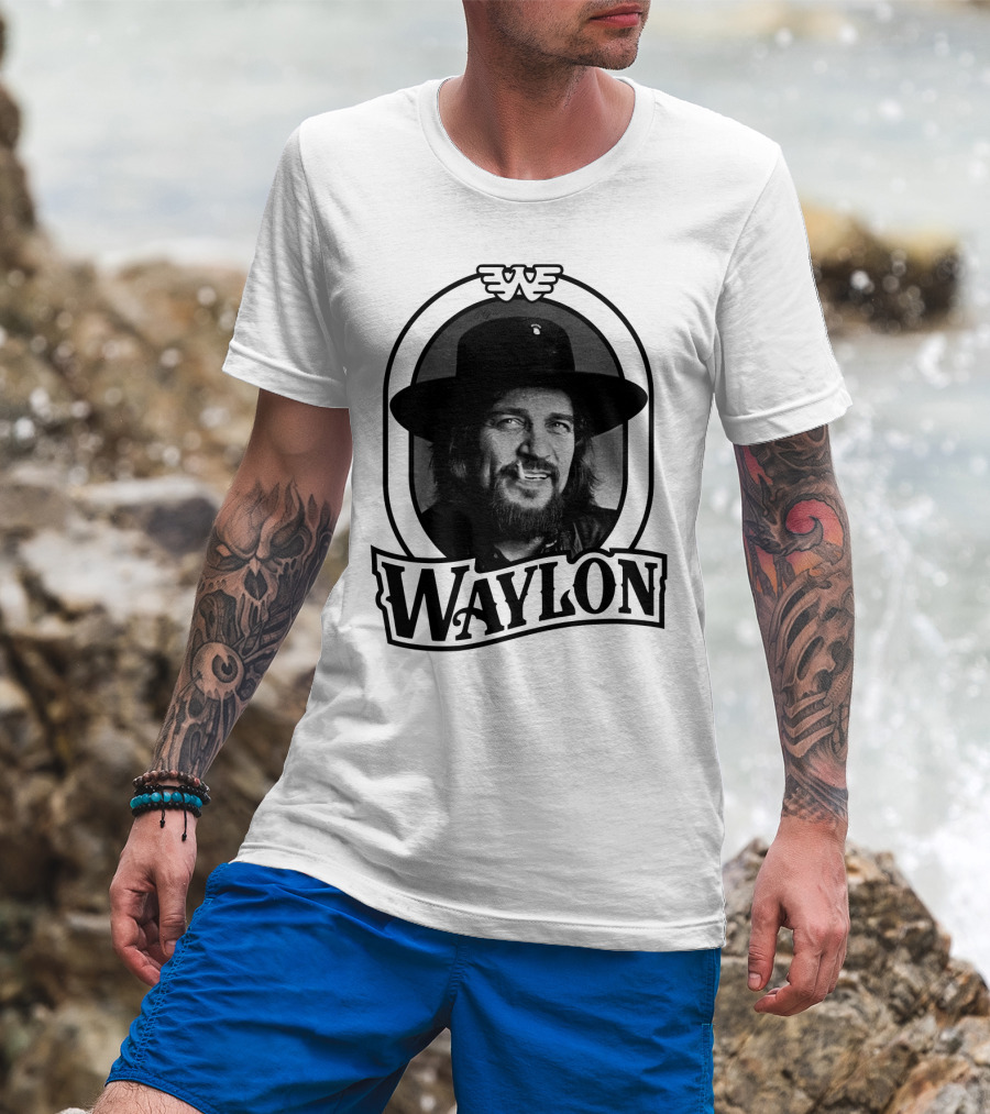 Waylon Jennings Country Music Legend T-Shirt