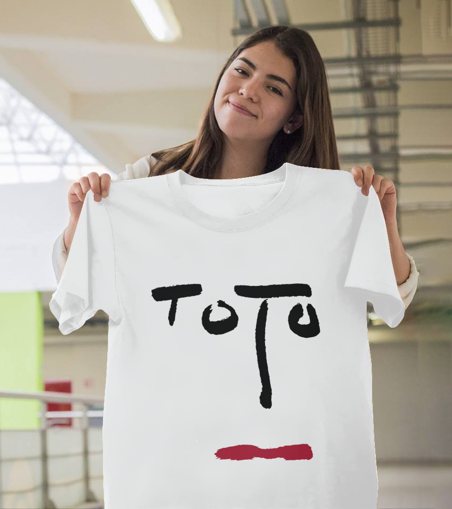 TOTO Turn Back 08 Minimalist Face T-Shirt