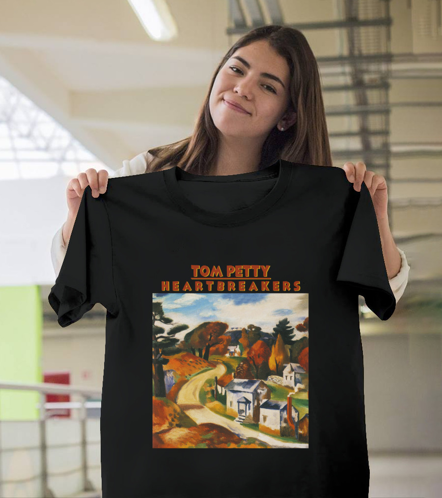Tom Petty Heartbreakers TPT 01 Into the Great Wide Open Vintage Landscape T-Shirt