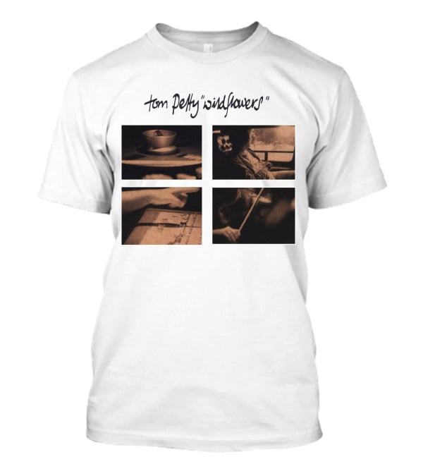 Tom Petty Wildflowers Album Four Sepia Photos T-Shirt