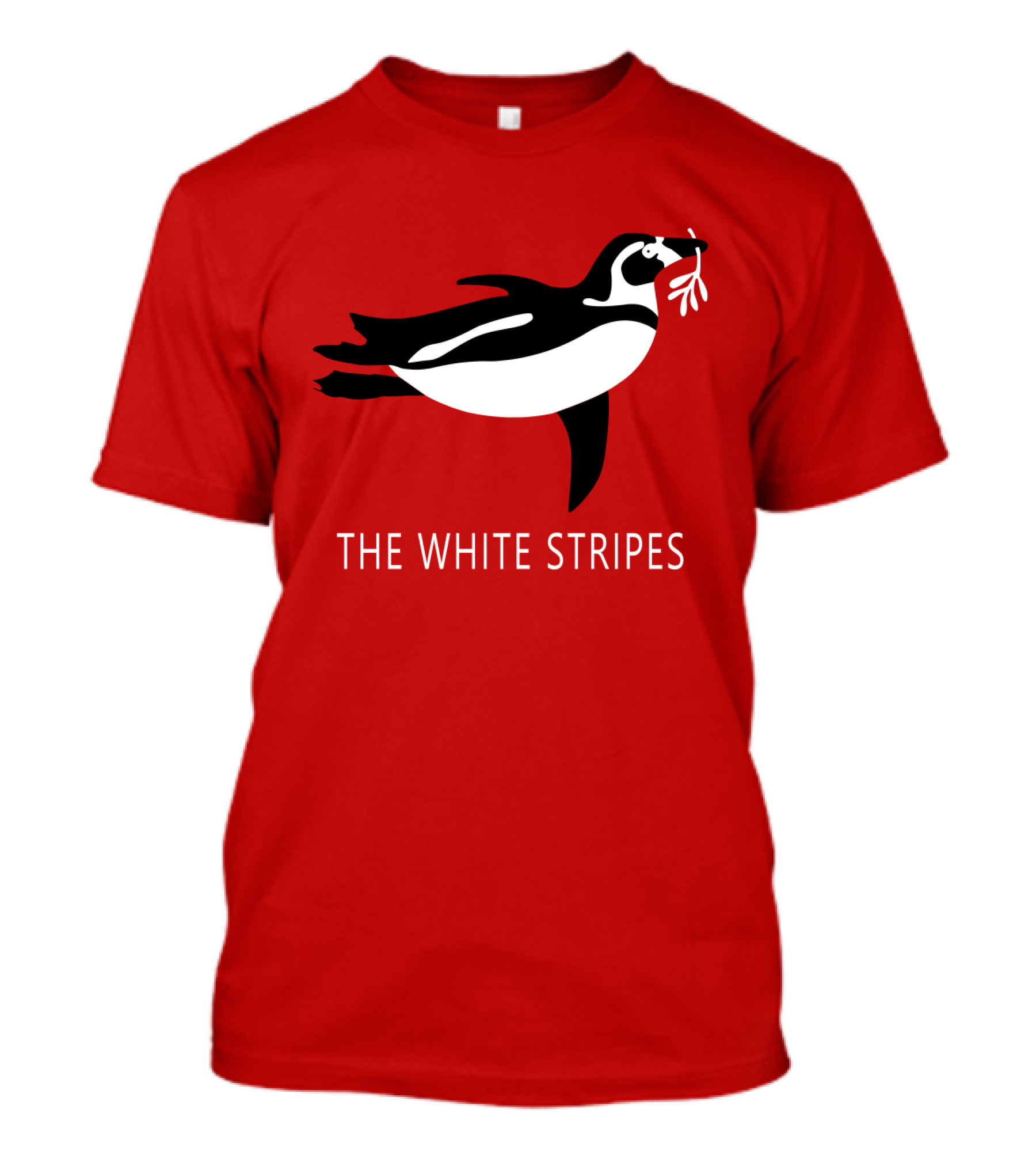 The White Stripes TWS 03 Red Penguin T-Shirt