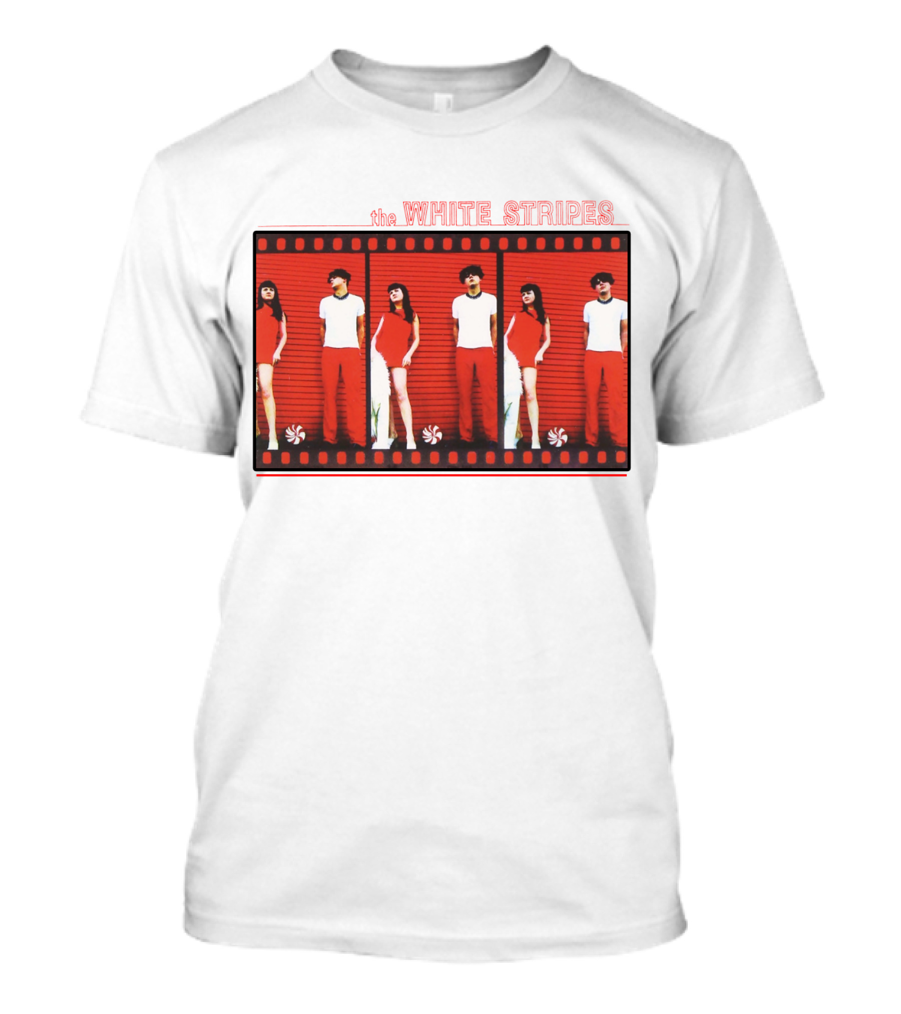 The White Stripes Red Filmstrip T-Shirt