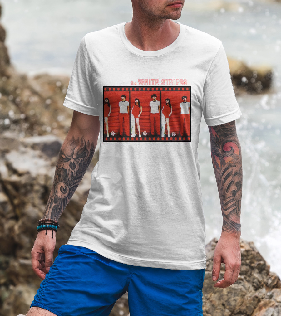 The White Stripes Red Filmstrip T-Shirt