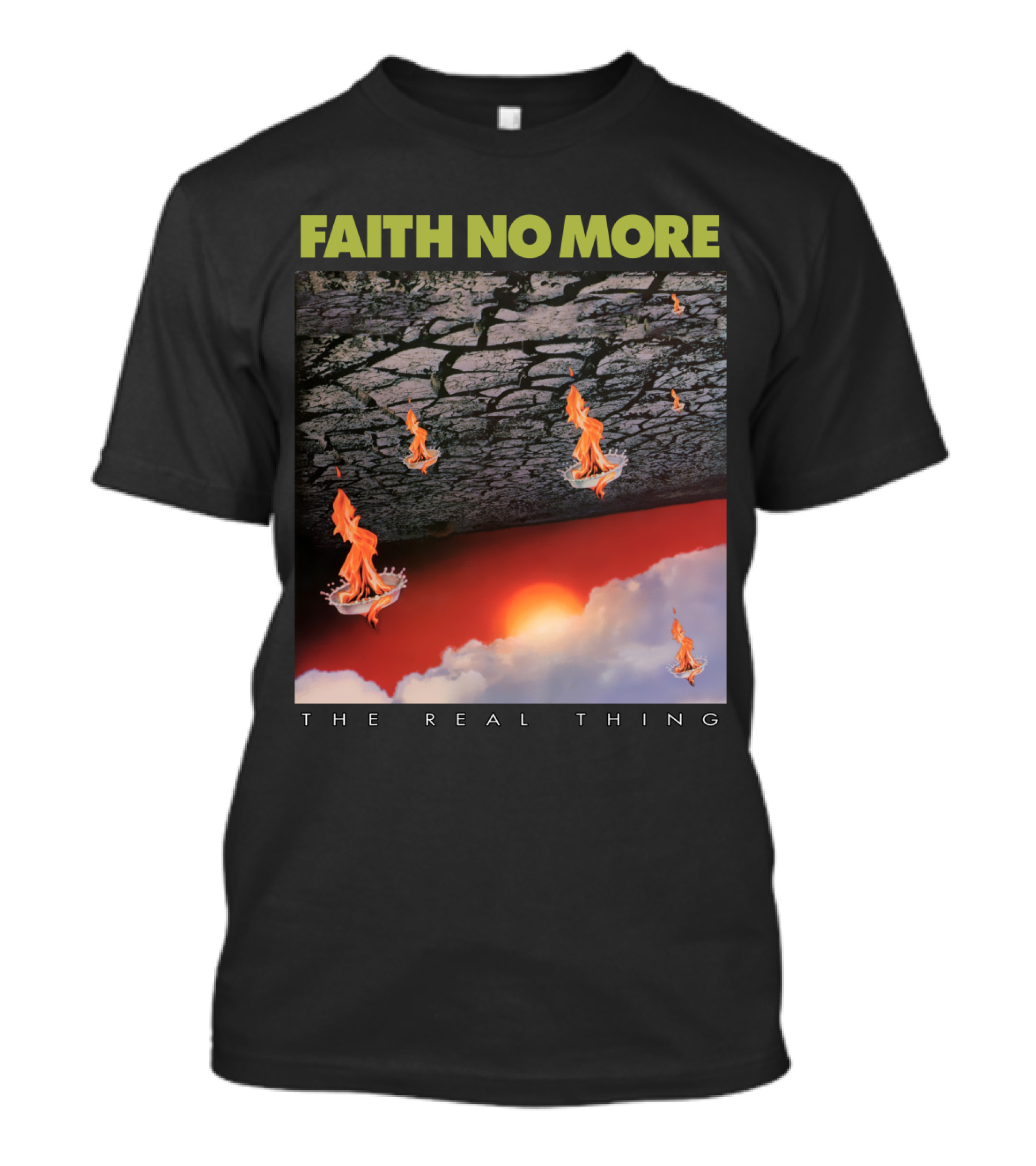 FAITH NO MORE The Real Thing Fiery Scene T-Shirt