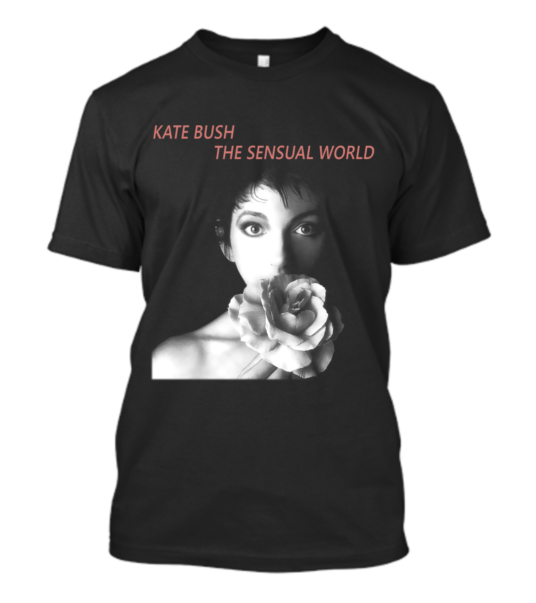 Kate Bush The Sensual World Iconic Album Cover Rose T-Shirt