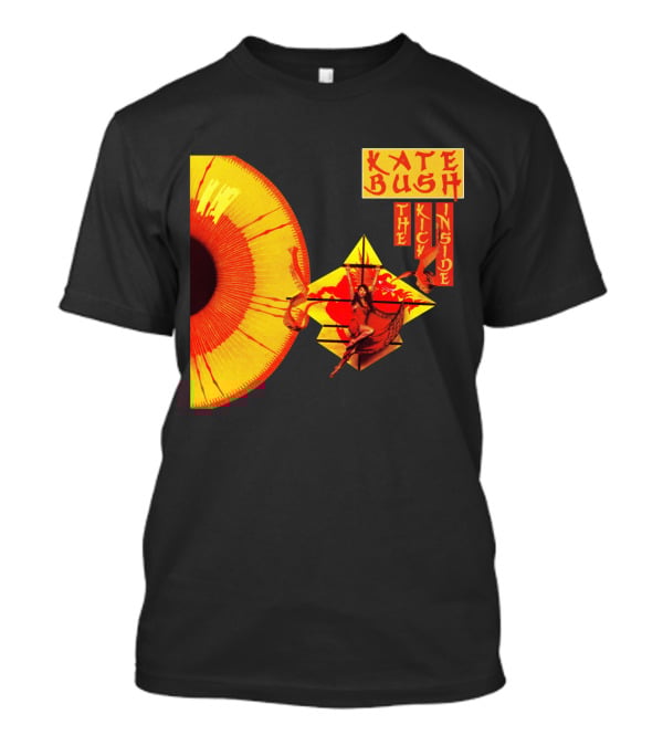Kate Bush The Kick Inside Eye Sunburst Dance Red And Yellow T-Shirt