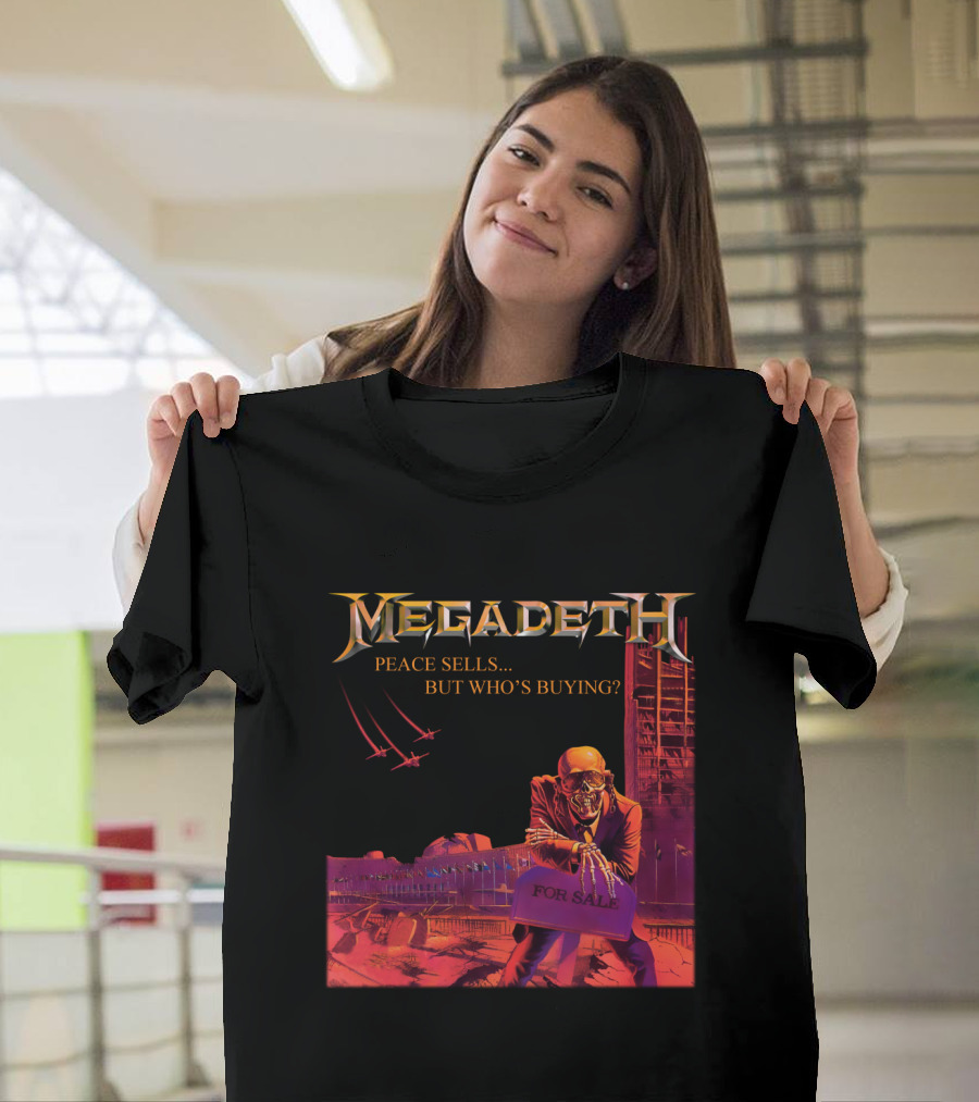 Megadeth MGD 08 Peace Sells But Who's Buying For Sale Scene T-Shirt