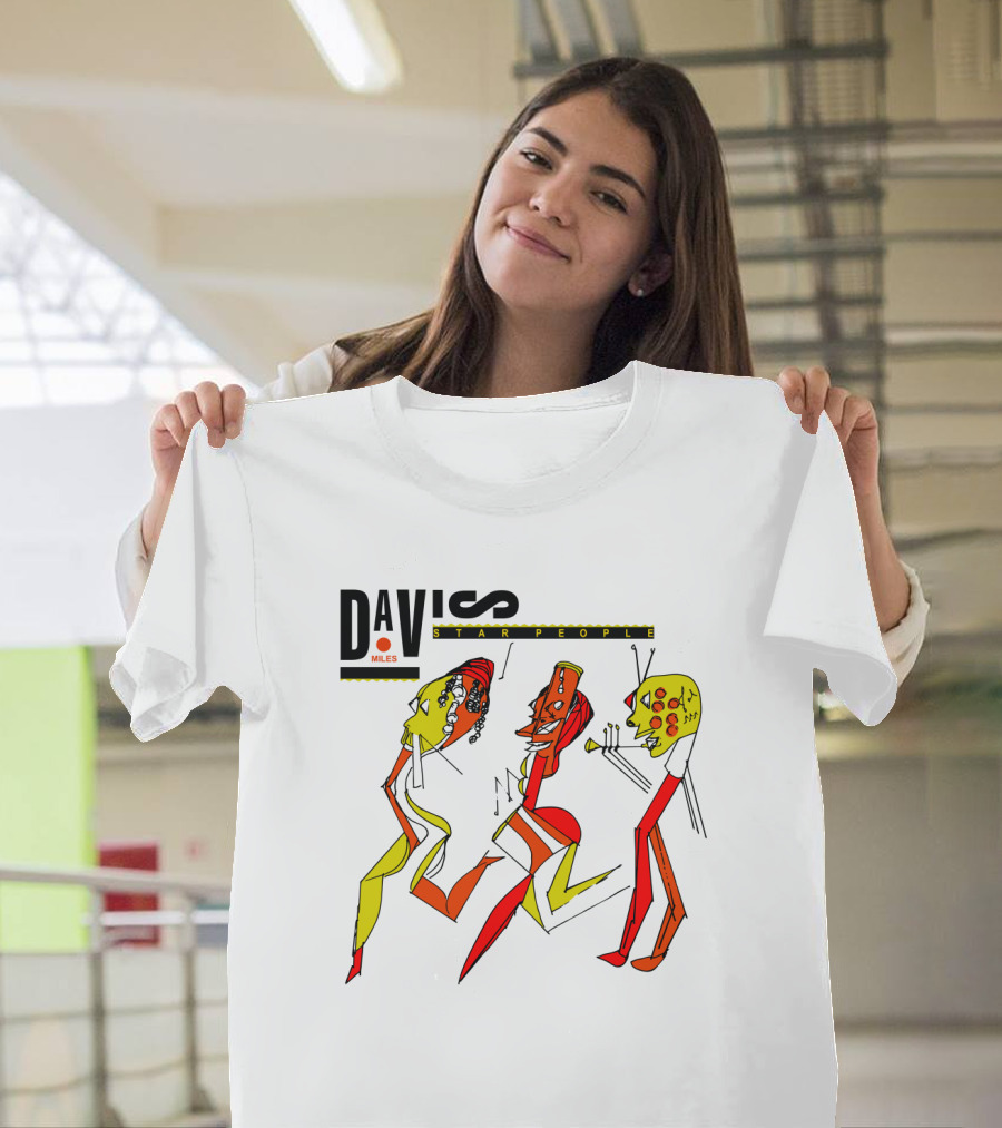 Miles Davis Star People Abstract Figures MDV 24 T-Shirt