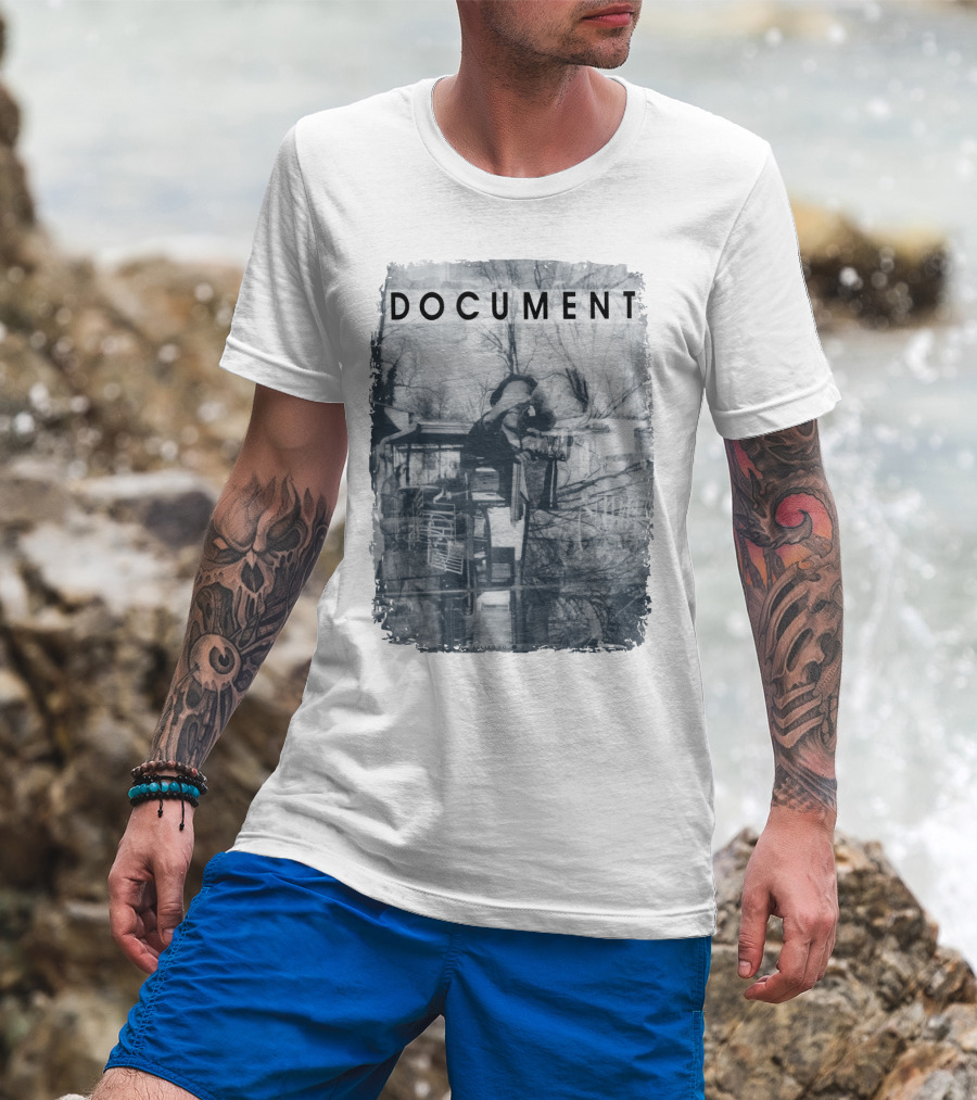 REM Document Reflections Monochrome Photograph T-Shirt