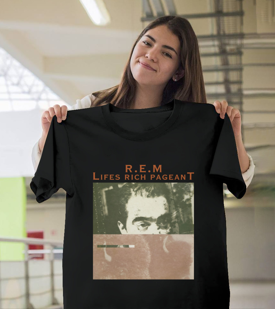 R.E.M. Lifes Rich Pageant Album Cover T-Shirt