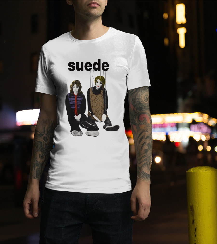 Suede Puppet Dolls Imagery Sde T-Shirt