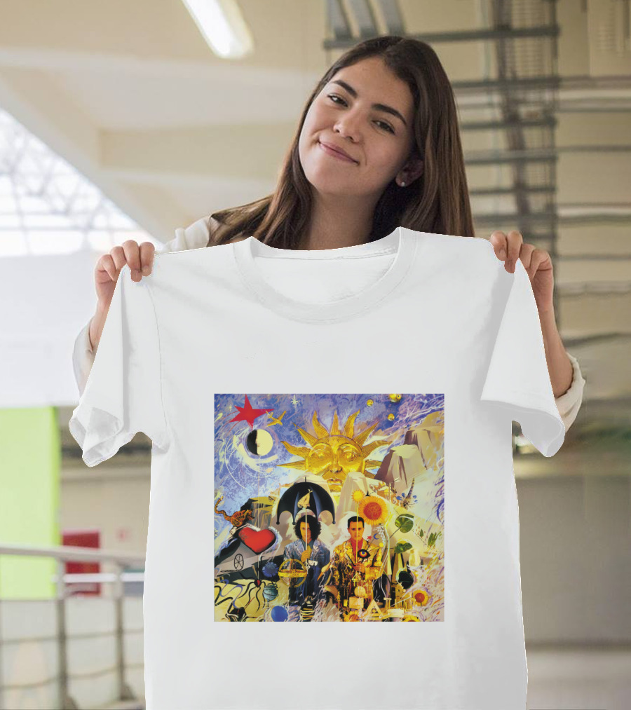 TFF 03 The Seeds Of Love Album Cover Collage Art Psychedelic T-Shirt