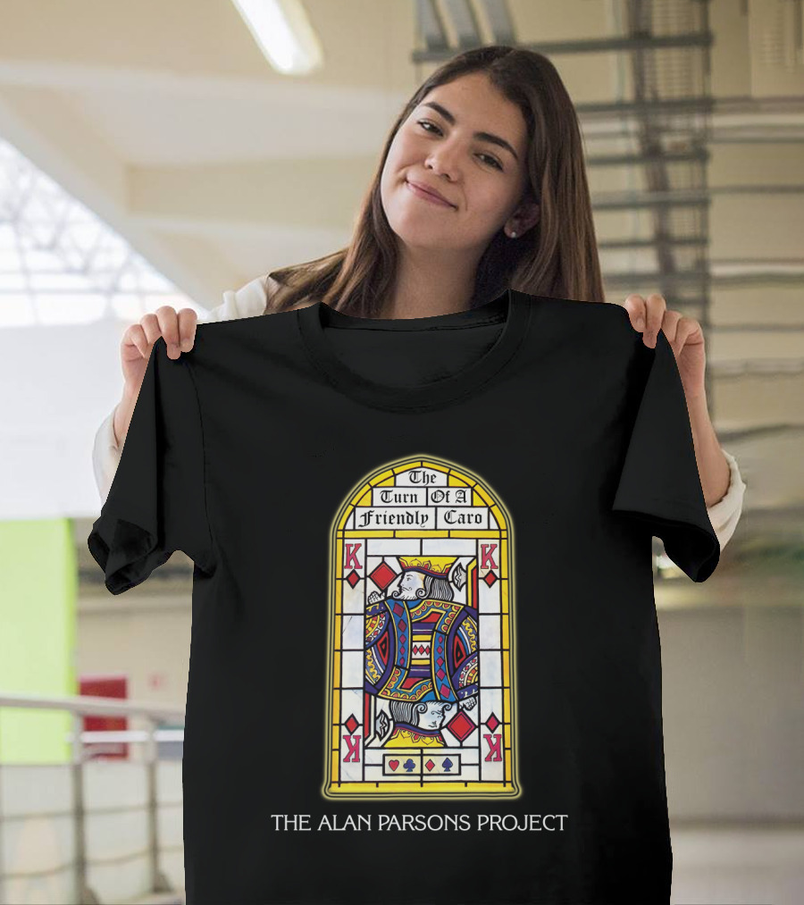 The Alan Parsons Project The Turn of a Friendly Card King Stained Glass T-Shirt