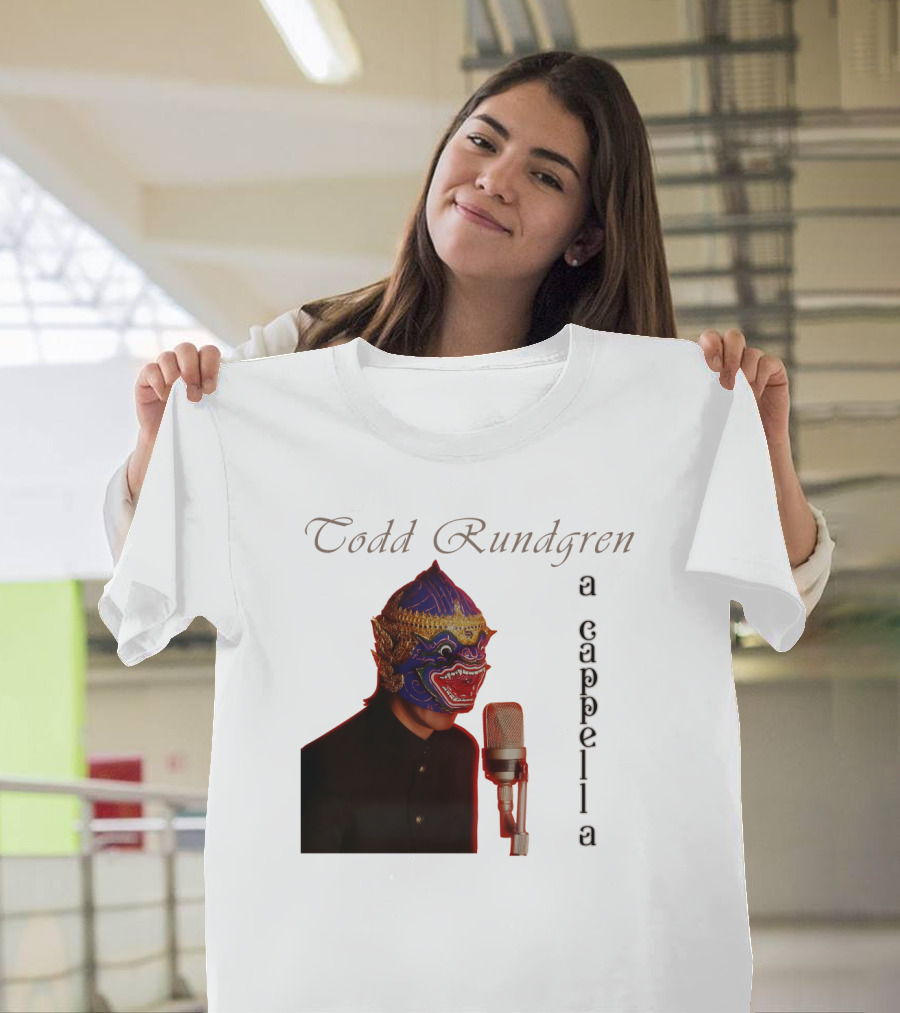 Todd Rundgren A Cappella Mask with Microphone T-Shirt