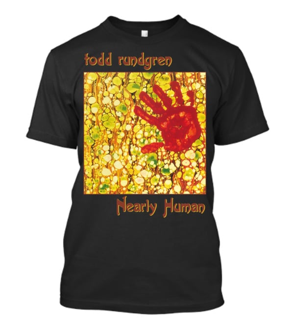 Todd Rundgren Nearly Human Handprint Cover T-Shirt