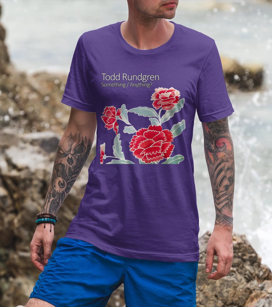 Todd Rundgren Something Anything Red Flowers T-Shirt