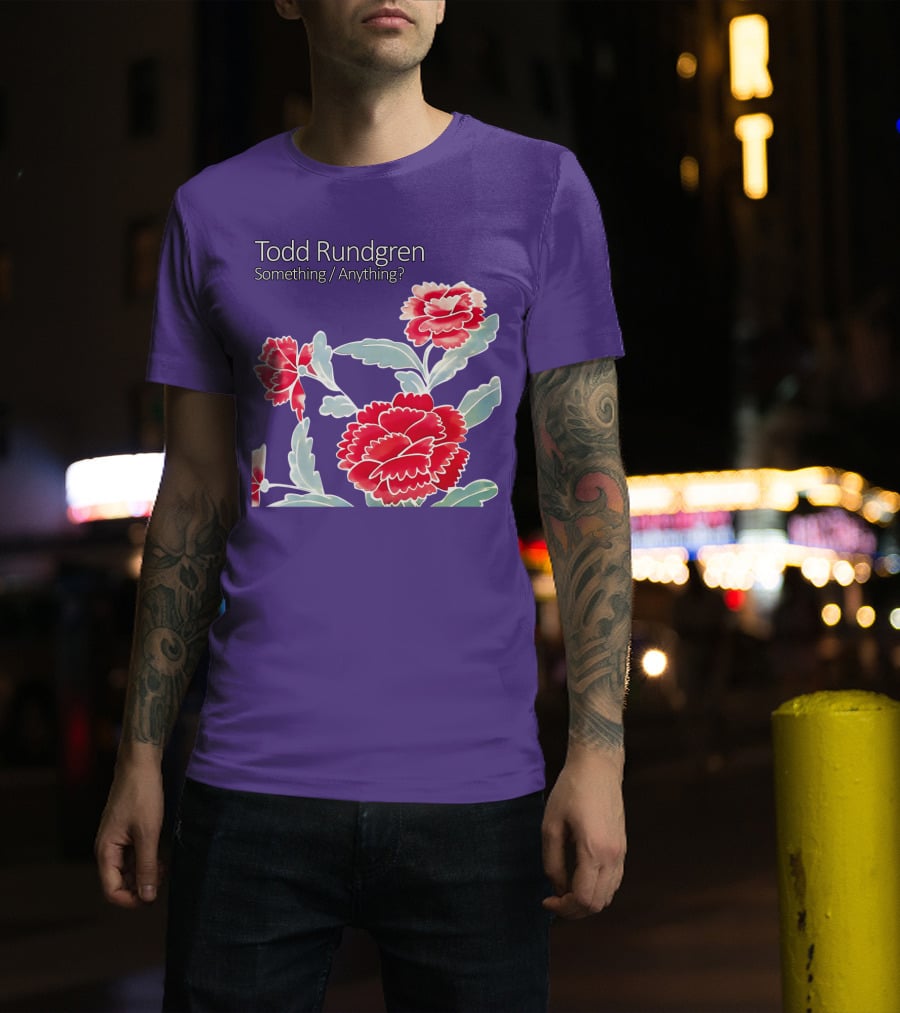 Todd Rundgren Something Anything Red Flowers T-Shirt