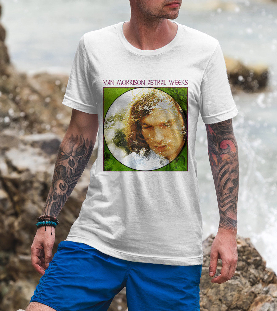 Van Morrison Astral Weeks Album Cover T-Shirt