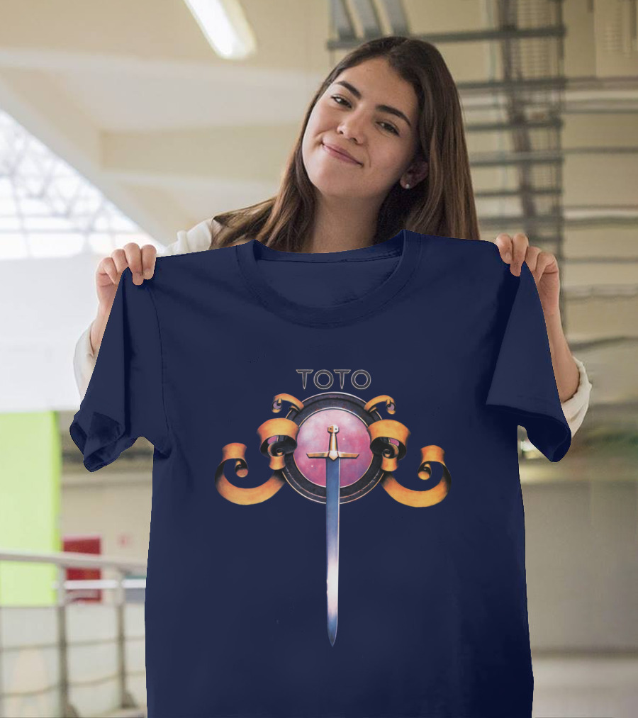 Toto Logo Sword And Ribbons Classic Style T-Shirt
