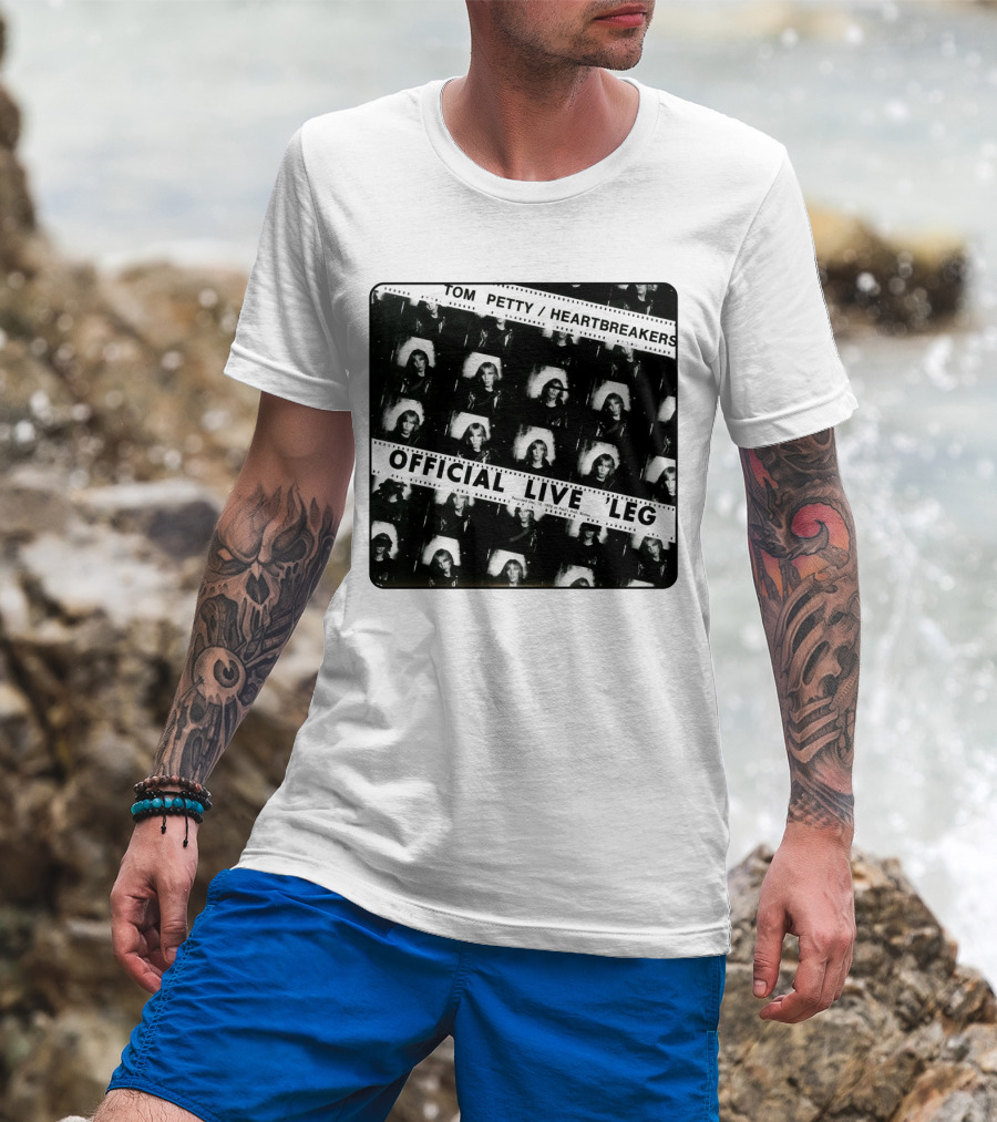 Tom Petty Heartbreakers Official Live Leg T-Shirt