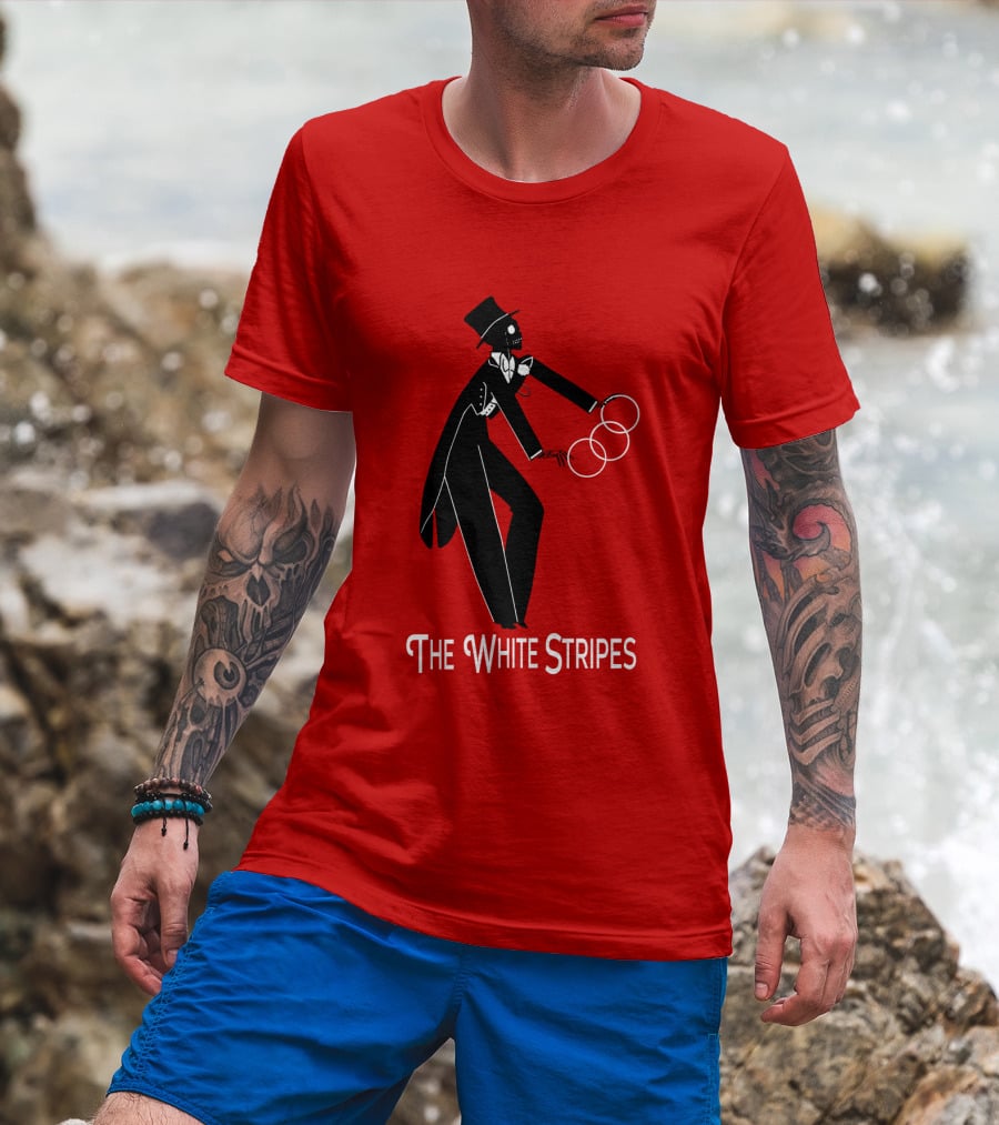 The White Stripes Juggling Man Red T-Shirt